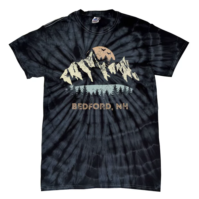 Bedford New Hampshire Mountain Sunset Sunrise Nh Tie-Dye T-Shirt