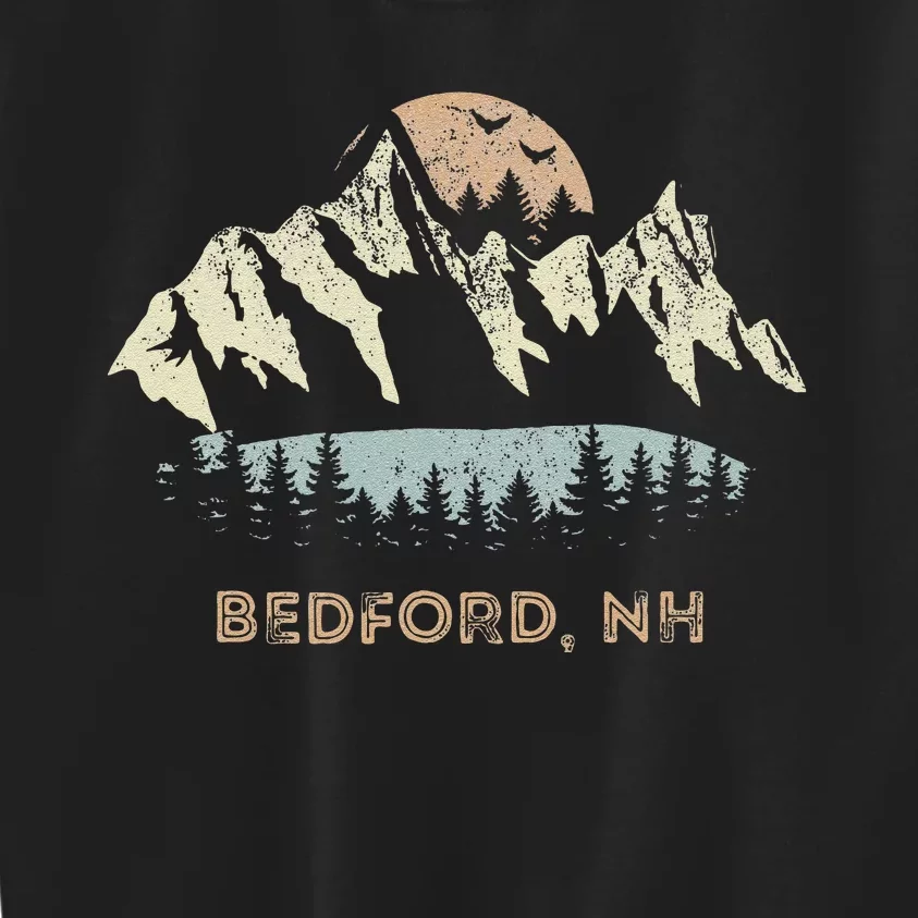 Bedford New Hampshire Mountain Sunset Sunrise Nh Kids Sweatshirt