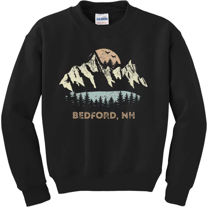 Bedford New Hampshire Mountain Sunset Sunrise Nh Kids Sweatshirt