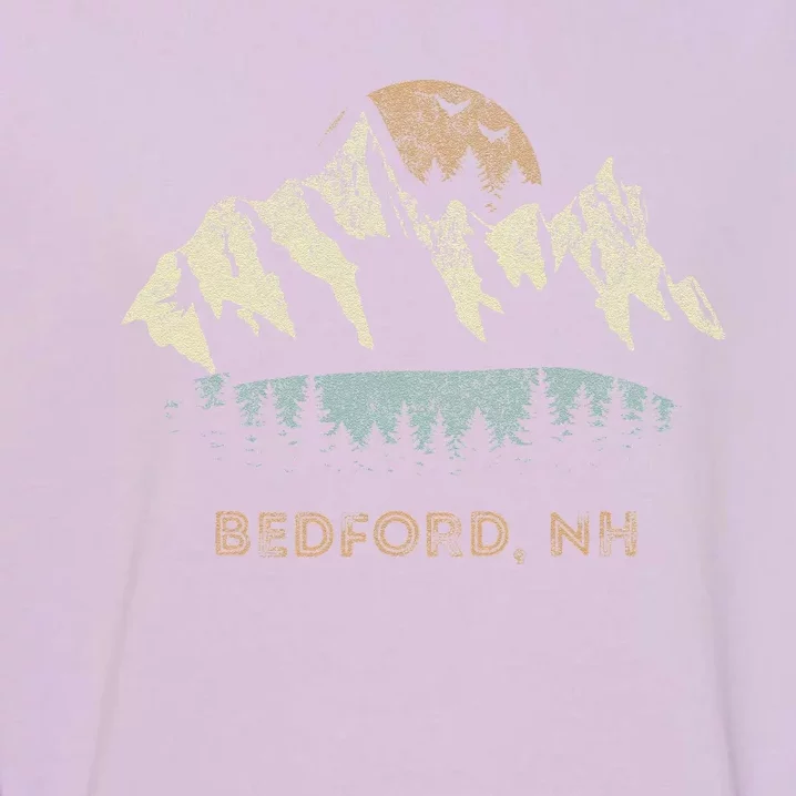 Bedford New Hampshire Mountain Sunset Sunrise Nh Garment-Dyed Sweatshirt