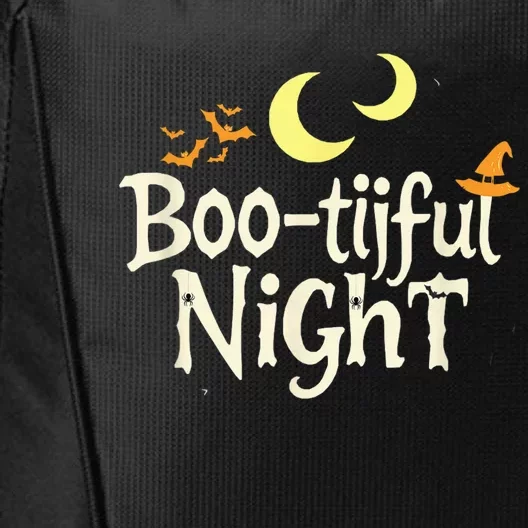 Bootiful Night Halloween Trick Or Treat City Backpack