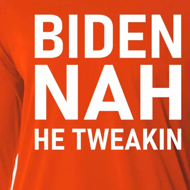 Biden Nah He Tweakin Cooling Performance Long Sleeve Crew