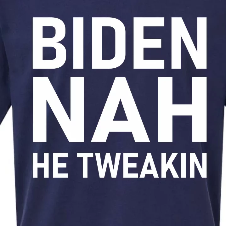 Biden Nah He Tweakin Sueded Cloud Jersey T-Shirt