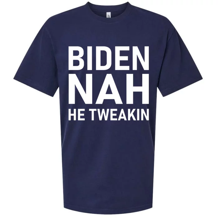 Biden Nah He Tweakin Sueded Cloud Jersey T-Shirt