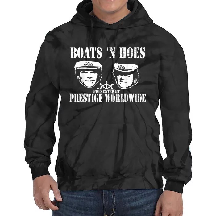 Boats N Hoes Funny Meme Tie Dye Hoodie