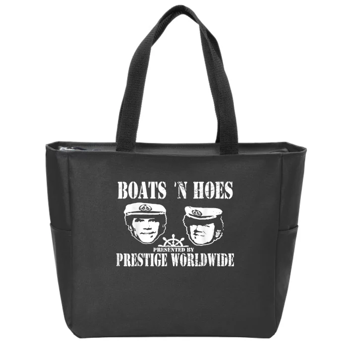 Boats N Hoes Funny Meme Zip Tote Bag