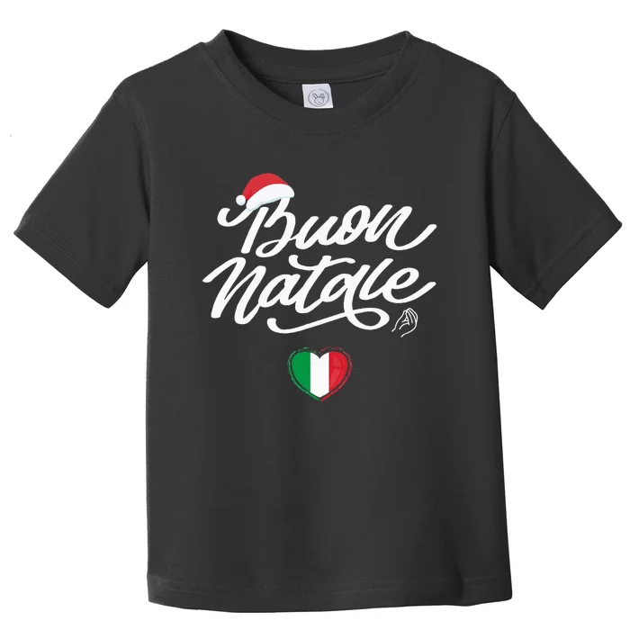 Buon Natale Italian Family Christmas Italy Pride Toddler T-Shirt