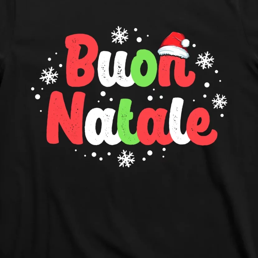 Buon Natale Italy Pride Xmas Holiday Italian Christmas T-Shirt