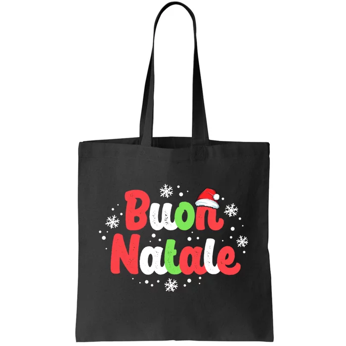 Buon Natale Italy Pride Xmas Holiday Italian Christmas Tote Bag