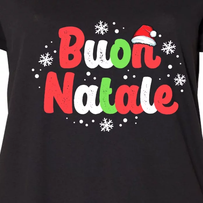 Buon Natale Italy Pride Xmas Holiday Italian Christmas Women's Plus Size T-Shirt