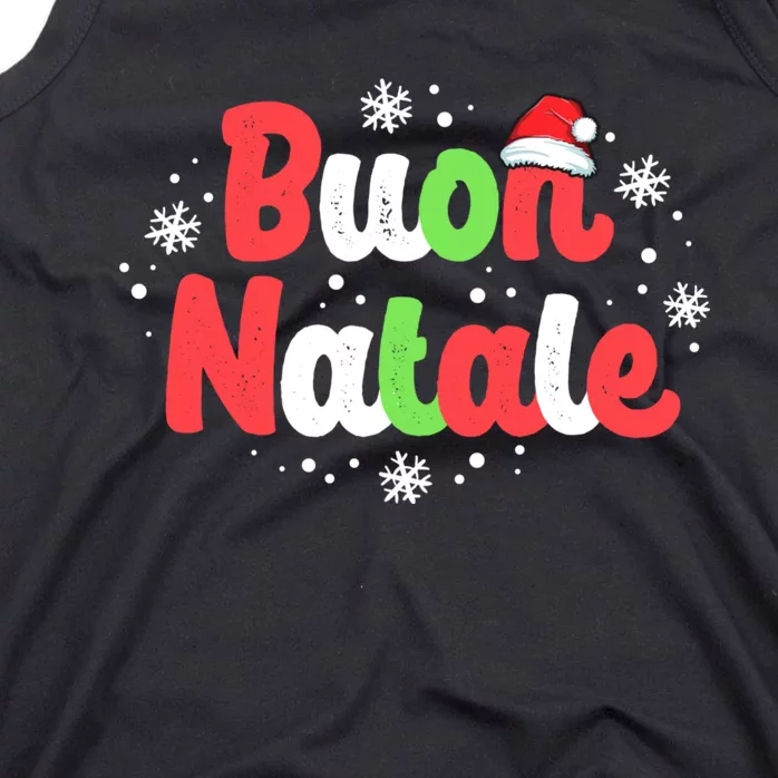 Buon Natale Italy Pride Xmas Holiday Italian Christmas Tank Top