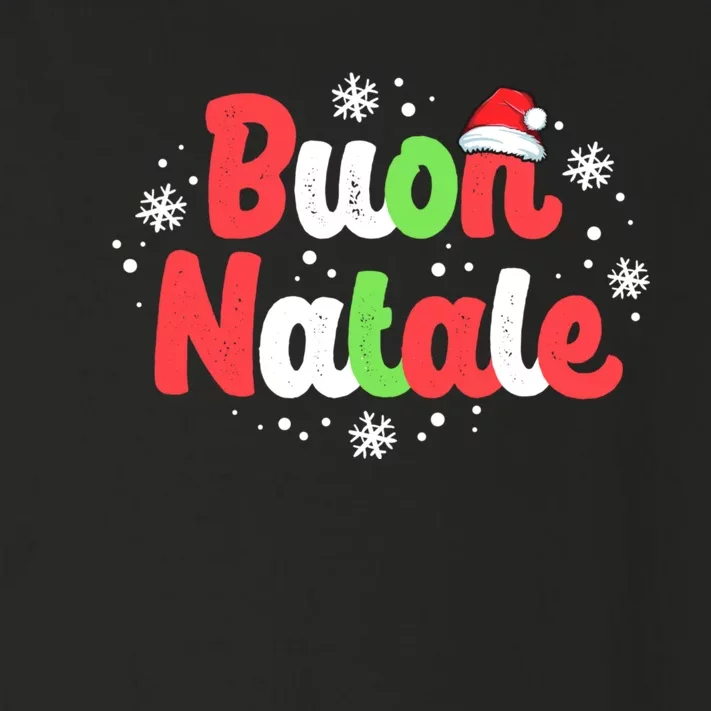 Buon Natale Italy Pride Xmas Holiday Italian Christmas Toddler Long Sleeve Shirt