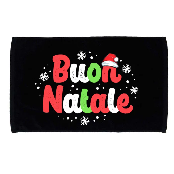 Buon Natale Italy Pride Xmas Holiday Italian Christmas Microfiber Hand Towel