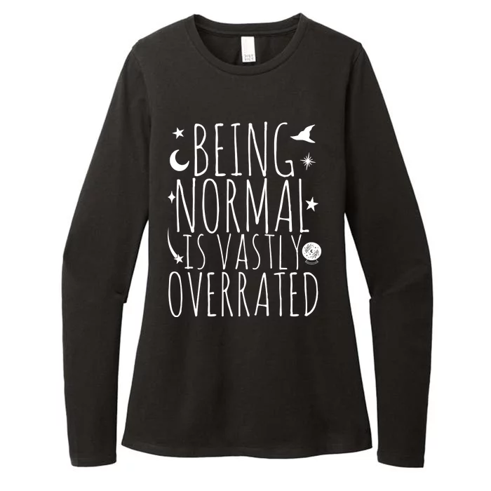 Being Normal Is Vastly Overrated Witch Womens CVC Long Sleeve Shirt