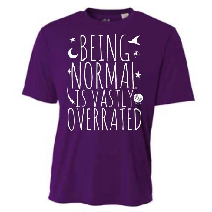 Being Normal Is Vastly Overrated Witch Cooling Performance Crew T-Shirt