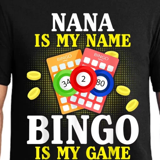 Bingo Nana Is My Name Funny Christmas Pajama Set