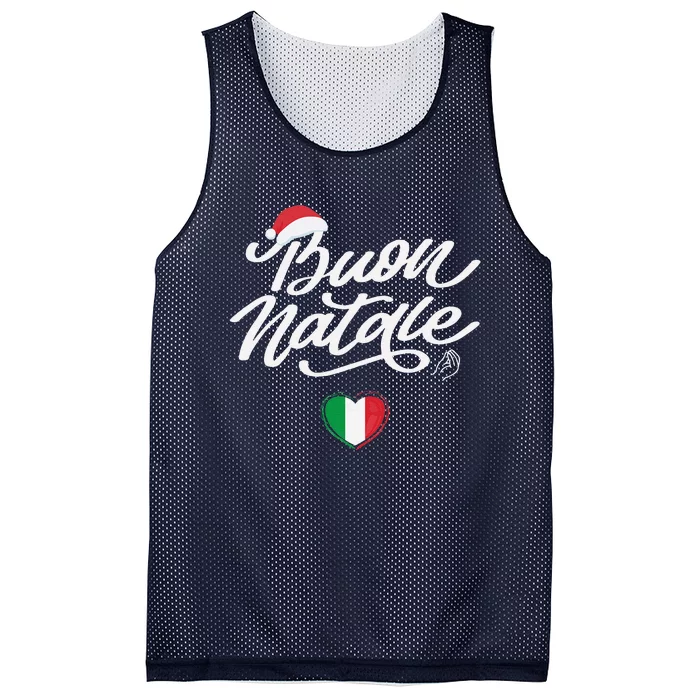 Buon Natale Italian Family Christmas Italy Pride Holiday Mesh Reversible Basketball Jersey Tank