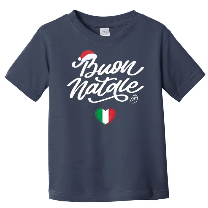 Buon Natale Italian Family Christmas Italy Pride Holiday Toddler T-Shirt