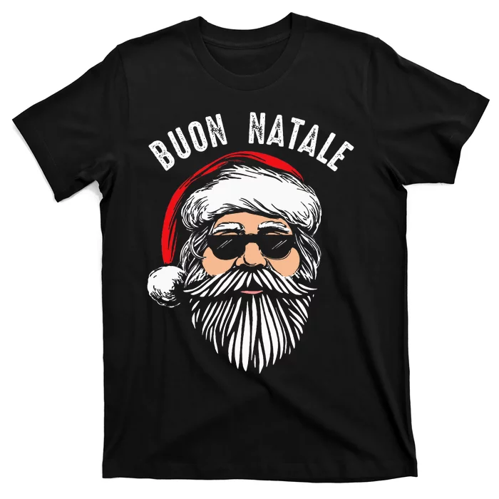 Buon Natale Italian Santa Claus Babbo Funny Christmas Gift T-Shirt