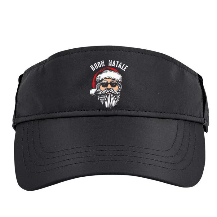 Buon Natale Italian Santa Claus Babbo Funny Christmas Gift Adult Drive Performance Visor