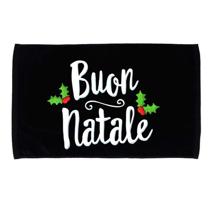 Buon Natale Italy Pride Xmas Holiday Italian Christmas Microfiber Hand Towel