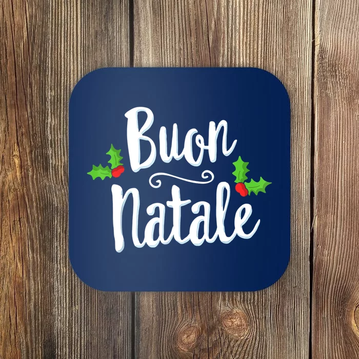 Buon Natale Italy Pride Xmas Holiday Italian Christmas Coaster