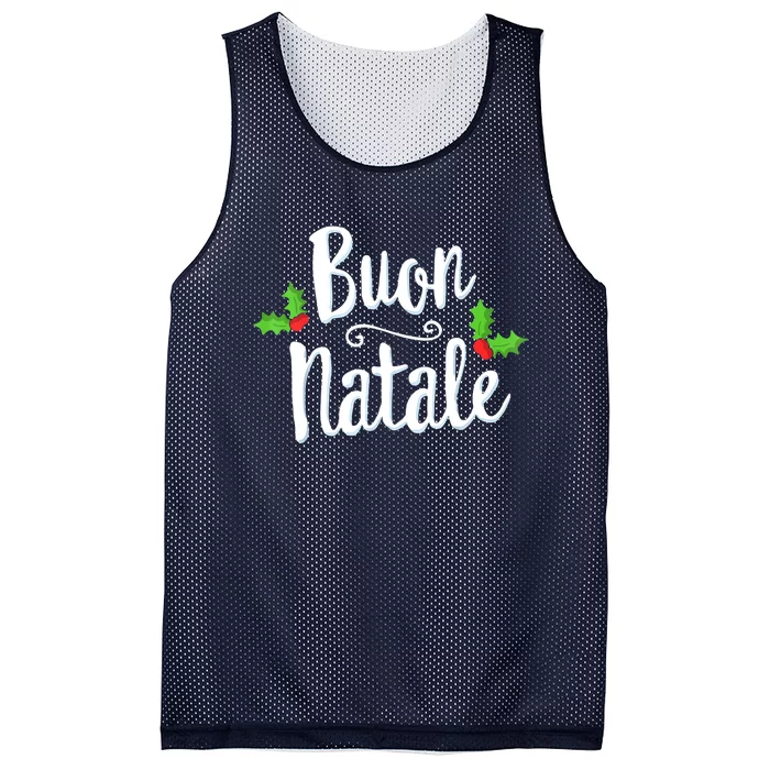 Buon Natale Italy Pride Xmas Holiday Italian Christmas Mesh Reversible Basketball Jersey Tank