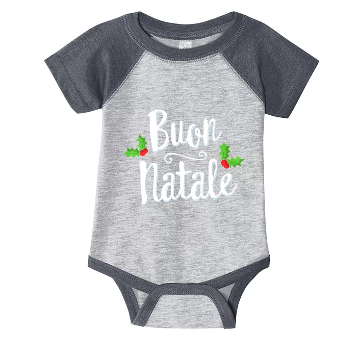 Buon Natale Italy Pride Xmas Holiday Italian Christmas Infant Baby Jersey Bodysuit