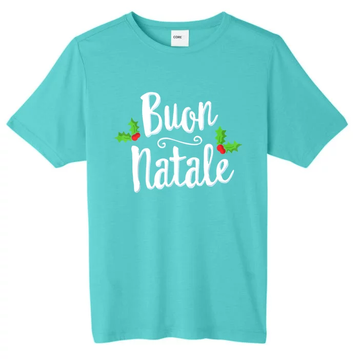 Buon Natale Italy Pride Xmas Holiday Italian Christmas ChromaSoft Performance T-Shirt