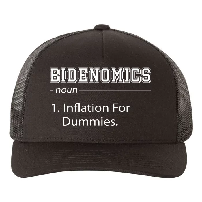 Bidenomics Noun Inflation For Dummies Funny Anti Joe Biden Yupoong Adult 5-Panel Trucker Hat