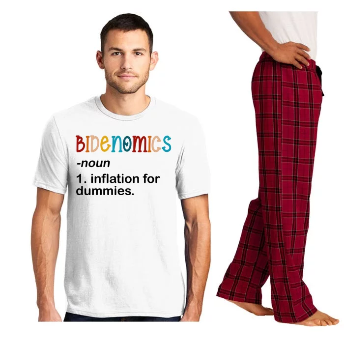 Bidenomics Noun Inflation For Dummies Funny Joe Biden Political Pajama Set