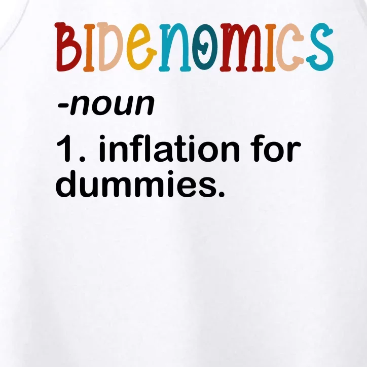 Bidenomics Noun Inflation For Dummies Funny Joe Biden Political Performance Tank