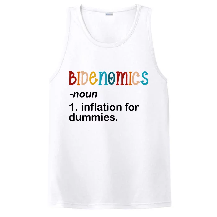 Bidenomics Noun Inflation For Dummies Funny Joe Biden Political Performance Tank