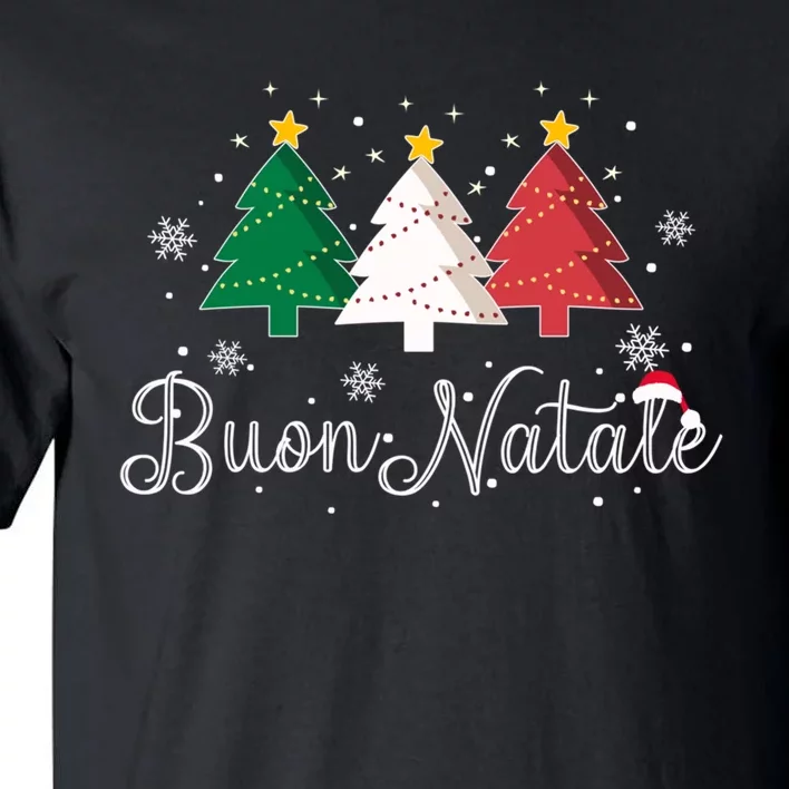 Buon Natale Italian Christmas Tree Xmas Gift Tall T-Shirt