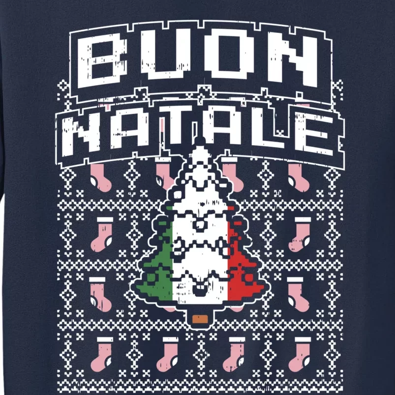 Buon Natale Italian Ugly Christmas Tree Italy Gift Sweatshirt