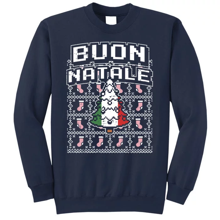 Buon Natale Italian Ugly Christmas Tree Italy Gift Sweatshirt