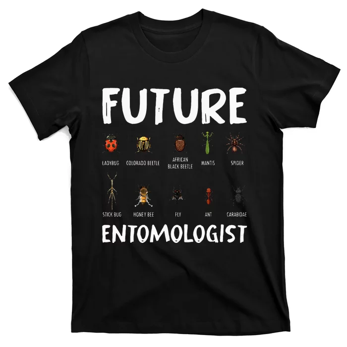 Biology Nerd Insect Collector Future Entomologist Beetle Bug T-Shirt