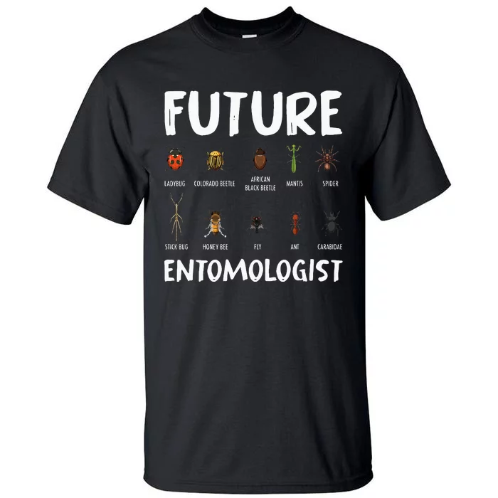 Biology Nerd Insect Collector Future Entomologist Beetle Bug Tall T-Shirt