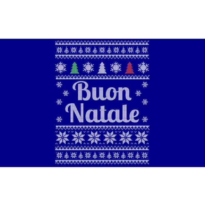 Buon Natale Italian Ugly Christmas Pattern Great Gift Bumper Sticker