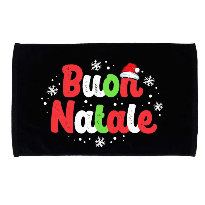 Buon Natale Italy Pride Xmas Holiday Italian Christmas Microfiber Hand Towel