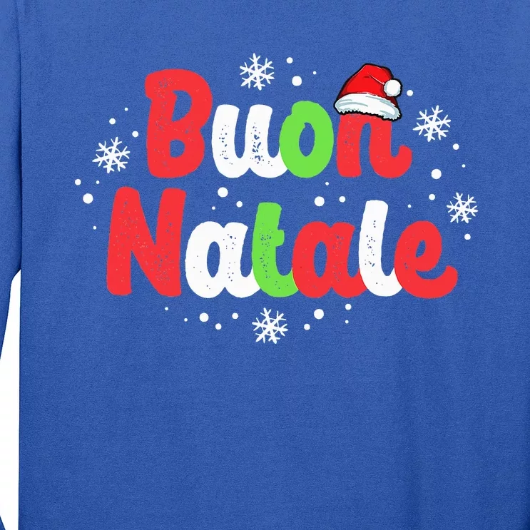 Buon Natale Italy Pride Xmas Holiday Italian Christmas Long Sleeve Shirt