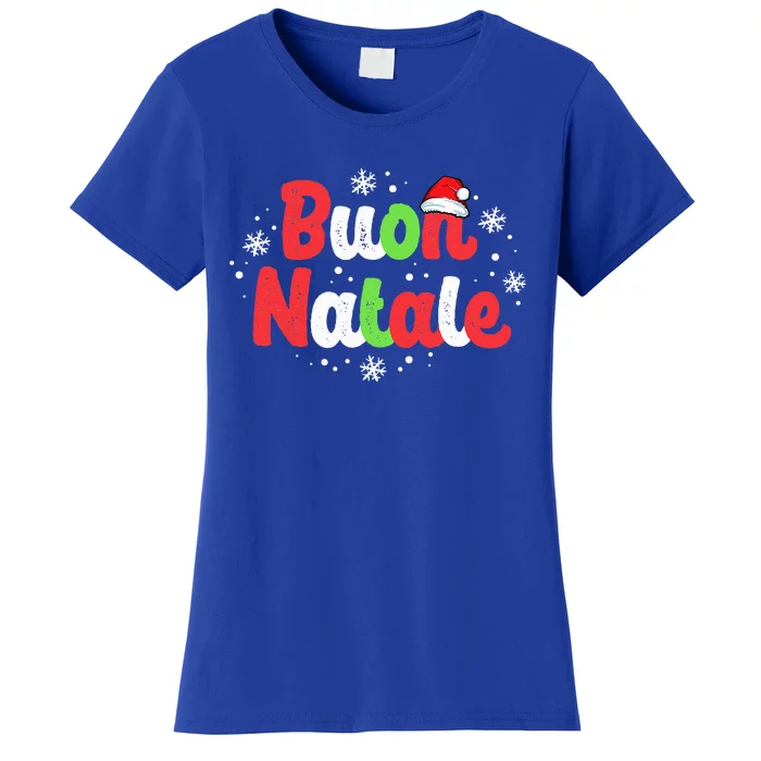 Buon Natale Italy Pride Xmas Holiday Italian Christmas Women's T-Shirt