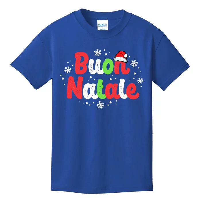 Buon Natale Italy Pride Xmas Holiday Italian Christmas Kids T-Shirt