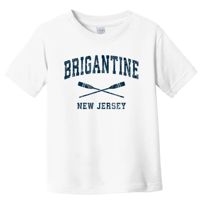 Brigantine New Jersey Vintage Nautical Paddles Sports Oars Toddler T-Shirt