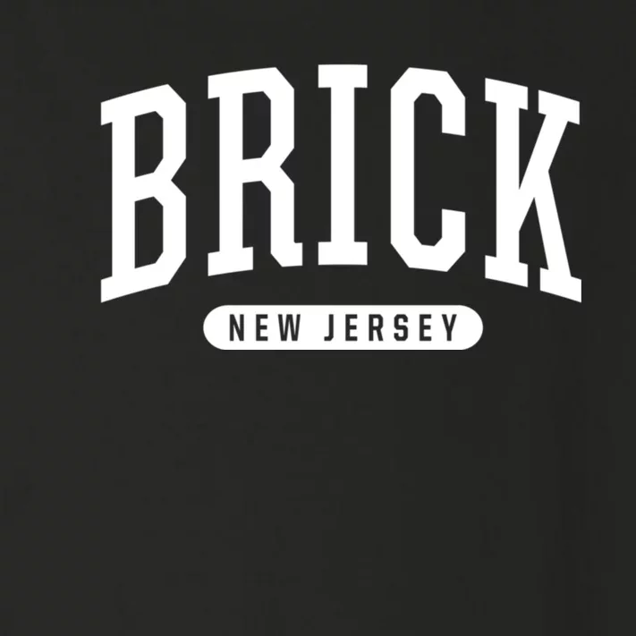 Brick New Jersey Souvenirs College Style Brick New Jersey Souvenir Toddler Long Sleeve Shirt