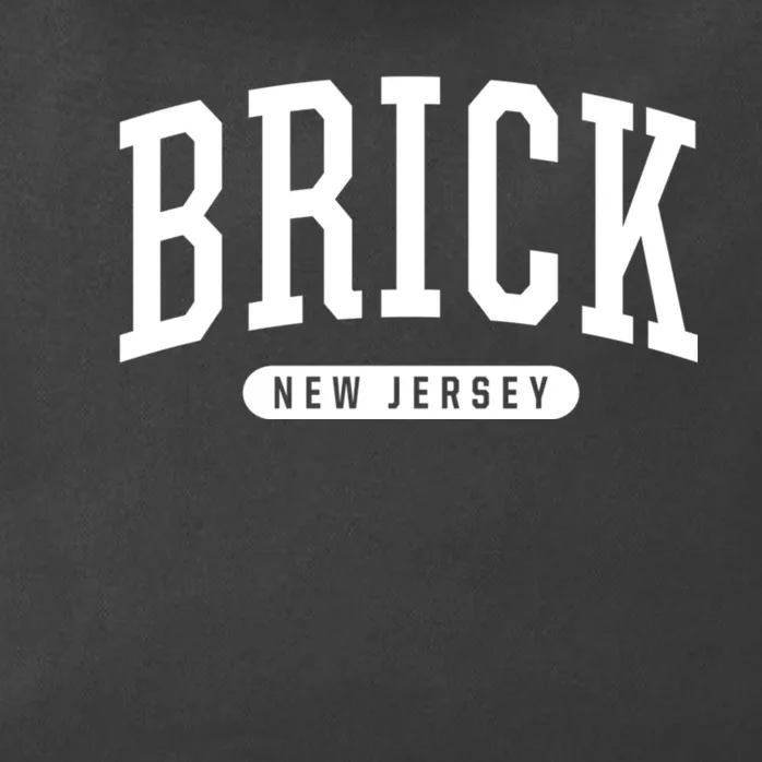 Brick New Jersey Souvenirs College Style Brick New Jersey Souvenir Zip Tote Bag