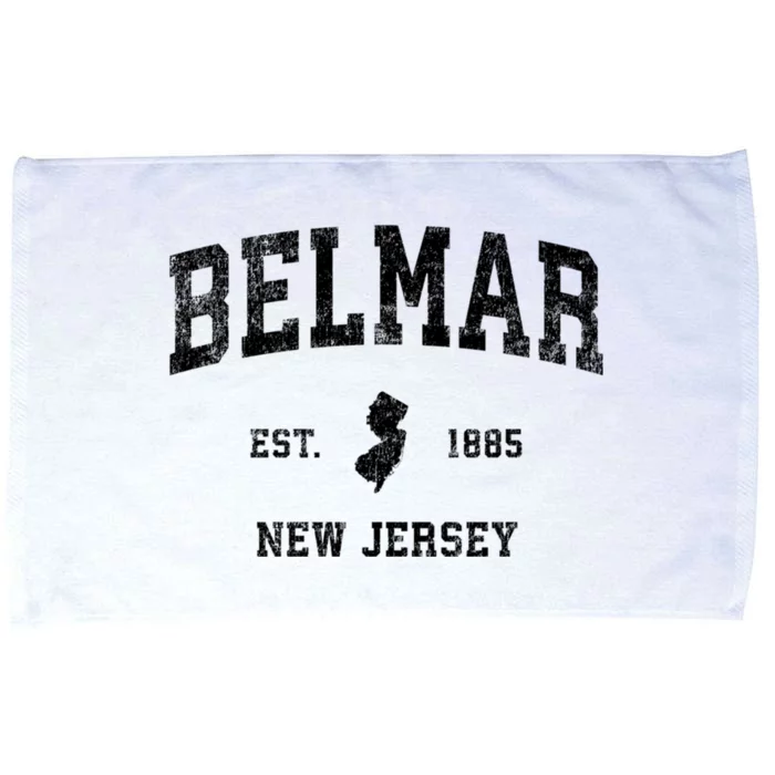 Belmar New Jersey Nj Vintage Sports Microfiber Hand Towel