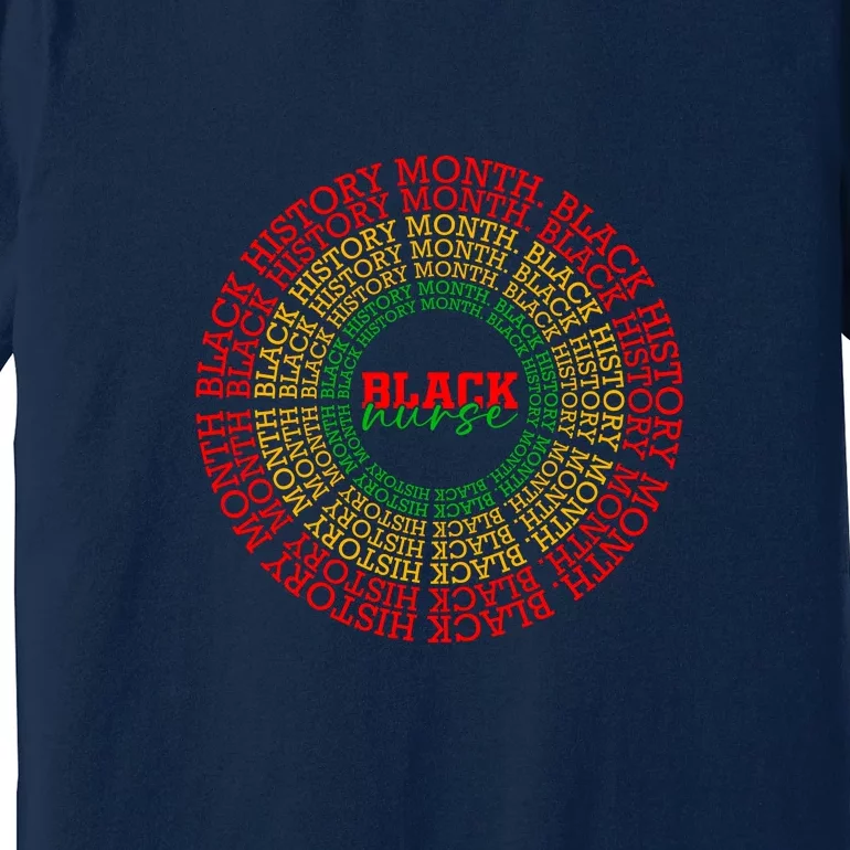 Black Nurse Juneteenth Since 1865 Afro America Gift Premium T-Shirt