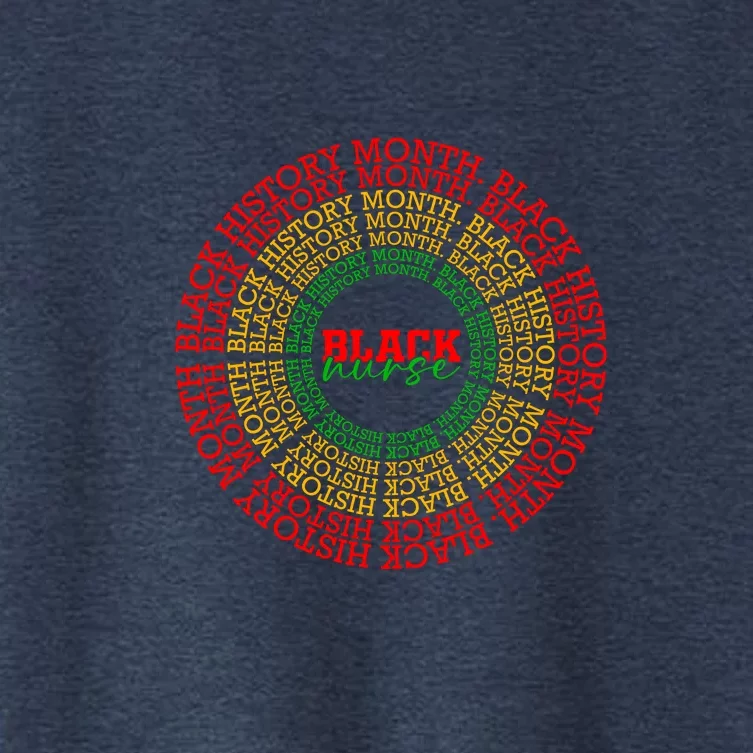 Black Nurse Juneteenth Since 1865 Afro America Gift Women's Crop Top Tee