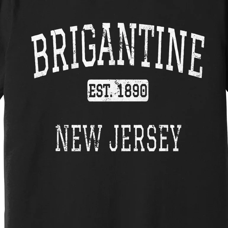 Brigantine New Jersey Nj Vintage Premium T-Shirt